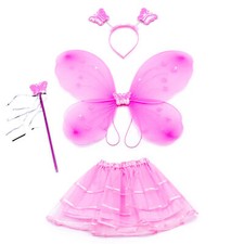 Zauberfee Kinder Kostüm Rosa