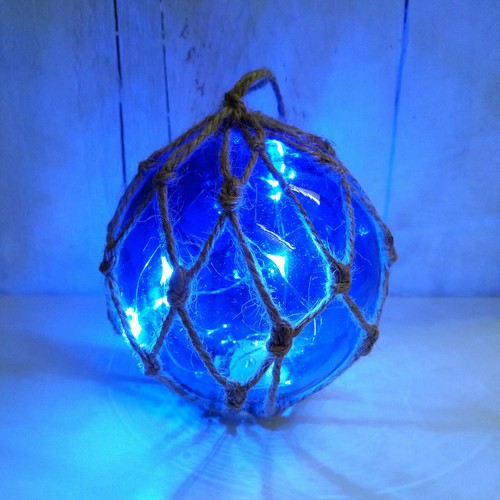 Led glaskugeln blaue maritime - led,