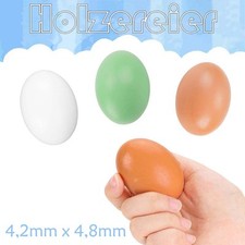 Natür Holzeier Holz Osterei