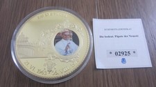 Medaille vergoldet Papst Paulus VI.