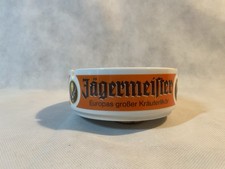 Jägermeister Aschenbecher Porzellan 12 cm Durchmesser 80er Jahre Sammler Rar ✅️