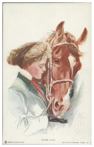Xx2728 frau mit pferd - xx2728/,