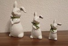3er Set Hasen Hase Weiß