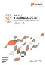 Paragon Festplatten Manager 17 Advanced / 3 PC / Dauerlizenz / Key (ESD)