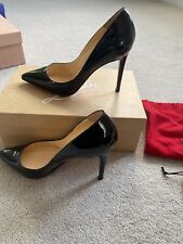 Christian Louboutin Pigalle in Schwarzem Lackleder 
