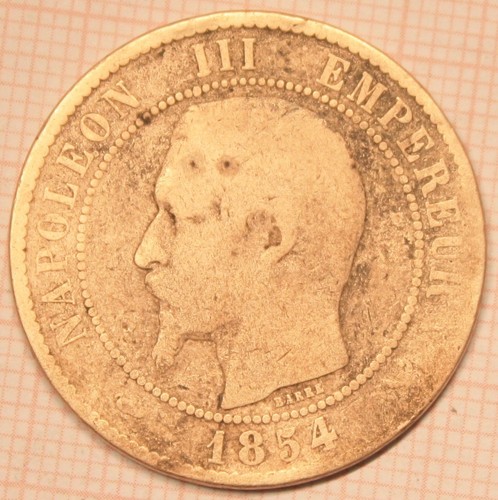 Dix centimes 1854 frankreich - dix,