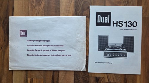 Dual 130 plattenspieler - hs,