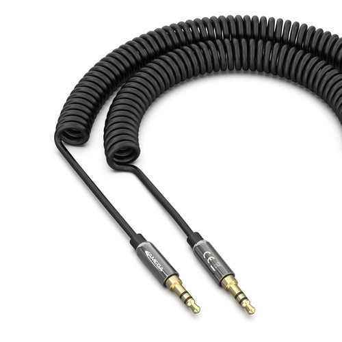 Aux spiral kabel klinke - aux,