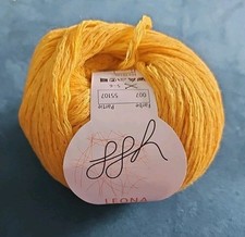 Wolle LEONA Gelb 50% Baumwolle