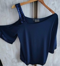 Shirt-Tunika mit Pailletten