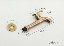 Retro Wandarmatur Kaltwasser