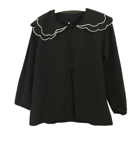 Modanisa bluse mit volant - bluse, volant/