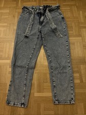 Stonewashed Jeans Karotte Mit