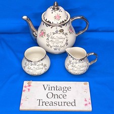 Teeservice Silberhochzeit