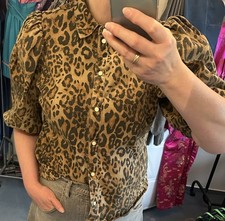 Janice leo bluse denim used - leo,