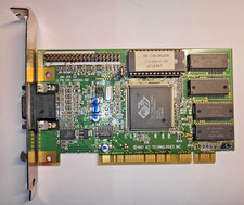 ATI 3D Charger PCI Grafikkarte – Rage IIC – 4 MB VGA – Retro PC Videocard 1997
