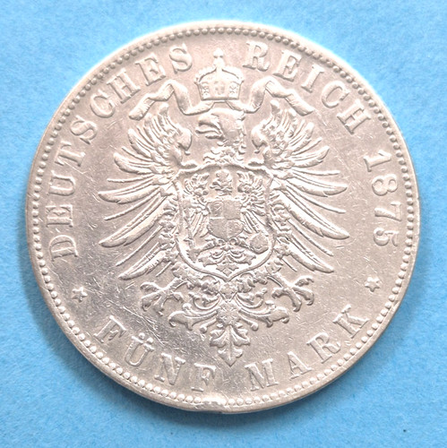 Mark deutsche silbermünze - 5,