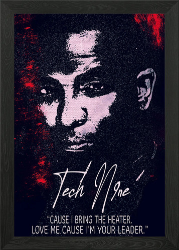 Tech n9ne gerahmtes wandbild - n9ne,
