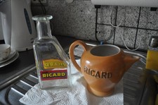 ORIGINAL RICARD KRUG + WASSERKARAFFE , BESTZUSTAND