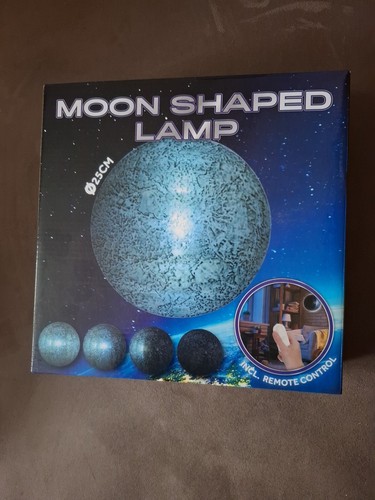 Moon shaped lamp - moon,