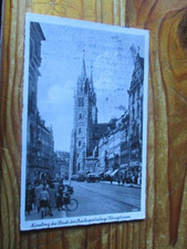NÜRNBERG DIE STADT DER REICHSPARTEITAGE KÖNIGSTRASSE POSTKARTE 1941 NACH MÜNCHEN