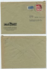 70268 -Beleg Pracht & Schulze Spedition - Frankfurt (Main) 3.1.1949 nach Hamburg