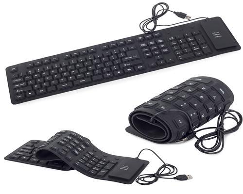 Tastatur flexibel wasserfest - tastatur,