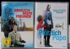 2 Komödien-DVDs: Ziemlich beste Freunde + Plötzlich Papa (originalverpackt)