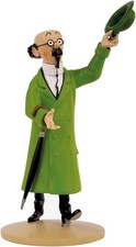 Tim & Struppi Kunstharzfigur Ref. 42252 - Professor Bienlein mit Schirm und Hut