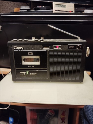 Seltenes kassettenradio poppy - kassettenradio,
