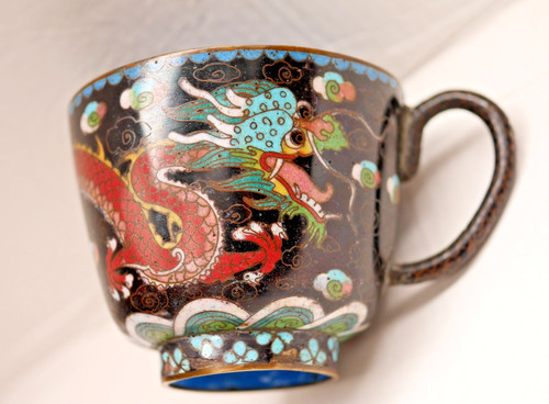 Antike cloisonné drachen - antike,