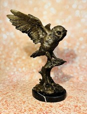 Bronzefigur Eule, Skulptur