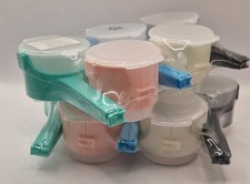 Verschlussclips Ausgießer & Deckel 10 Stück verschluss Beutel und Tüten QVC