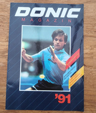 Donic Tischtennis Magazin 1991 Produkt-Katalog Jörgen Persson Mikael Appelgren