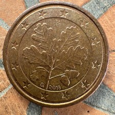 Deutschland 1 Euro Münze BRD 2018 G F D J Umlaufmünze Sammelmünze Kursmünze