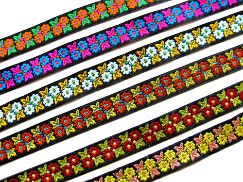 Borte webband blumenranken - borte,