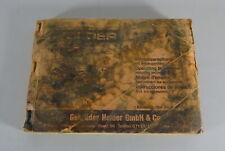 Betriebsanleitung Holder A 30 / A 40 Allrad-Kompaktschlepper Stand 10/1974