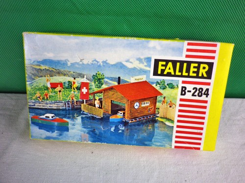 Faller 284 bootshaus neptun - bootshaus,