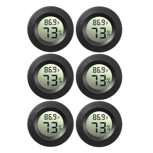 6pcs digital hygrometer mini - 6pcs,