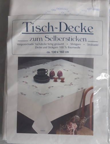 Tischdecke stickpackung - tischdecke,