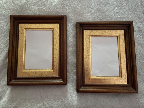 Vintage holzrahmen goldrahmen - vintage,