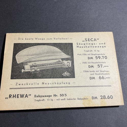 Werbeprospekt seca und rhewa - seca,