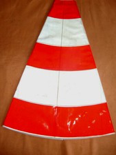 5 Stück Reflektorfolie für Leitkegel Pylone reflektierend Warnkegel  1198