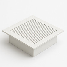 Lüftungsgitter Weiß mit