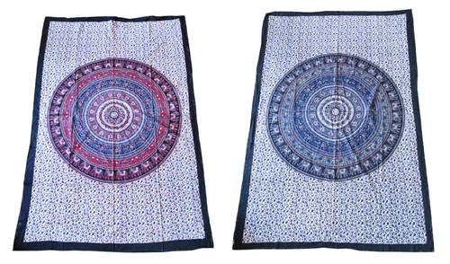 Mandala elefanten wandbehang - mandala,