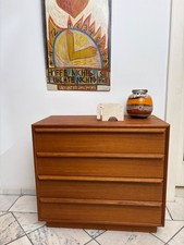 Teak kommode schubladenschrank - teak,
