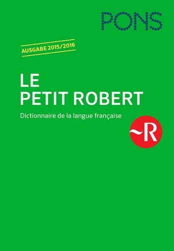 Pons petit robert ausgabe - le,