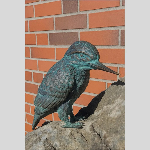 Eisvogel aus bronze - eisvogel,