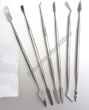 Modellier-Set 6-teilig Modellbau Spatel und Messerformen Edelstahl Neu