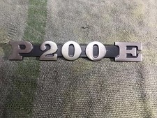 VESPA Px 200 E Schriftzug Emblem Seitenhaube Scooter NOS NEW Oldtimer Piaggio